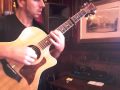 stu clark's own solo guitar arrangement playing bass melody and accompaniment all at the same of the gary moore tune parisienne walkways.
it almost sounds like a piece of classical guitar music.filmed on a mobile phone by alex otterwell at the saracens head in warburton.(stu plays there the 1st sunday of every month between 1 and 3.30pm.check out www.myspace.com/stuclarkguitar for more details on gigs and some interesting higher quality audio versions.