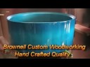 B.C.W. Solid Wood Drums video 6 drum shell finishing