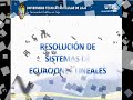 Tutorial de Resolucion de Ecuaciones Lineales