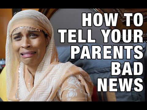 How to Tell Your Parents Bad News