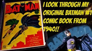 LET 'S LOOK INSIDE BATMAN #1 FROM 1940 ORIGINAL COMIC BOOK