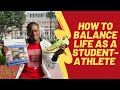 How to Balance Student-Athlete Life || 5 Tips to Survive the NCAA || Aaron Kingsley Brown