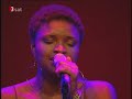 the soulful singer lizz wright at avo session 2005, with a great band that puts their heart into the song.  this song is called stop.
===================================
don�t tell me to stop
tell the rain not to drop
tell the wind not to blow
because you said so

tell me love is not true
it�s just something we do
tell me everything i�m not
but don�t tell me to stop

tell the sun not to shine
not to get up this time
let it fall by the way
leave me here, where i lay

tell the leaves not to turn
but don�t tell me i�ll learn
take the black off a crow
but don�t tell me to go

tell the bed not to lay
like the mouth of a grave
not to stare up at me
like a calf on its knees

keep on telling me love isn't true
it's just something we do
tell me everything that i'm not
but don't tell me to stop