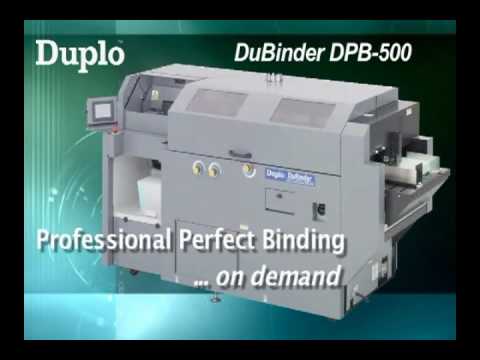 DUPLO DPB-500 PERFECT BINDER | Styers Equipment Company (1)