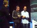 Philippe Starck checks out the Kindle Reader from Amazon