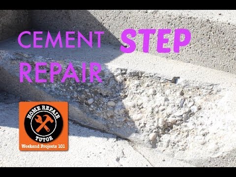 how to repair concrete floor