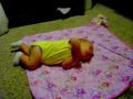 Kaylee rolling over for the 3rd time ever
