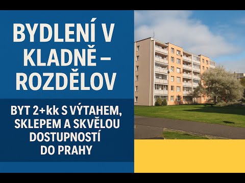 Video Prodej bytu 2+kk, 44 m2, Kladno