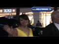 tisha campbell leaves a hollywood after party.