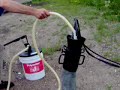 Hand-Operated 5-Gallon-Pail Lubricant Pump