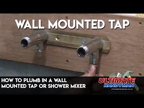 how to fit mixer tap