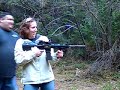 Rachel Shooting the AR-15 - Full Auto Rachel Shooting the AR-15 - Full Auto