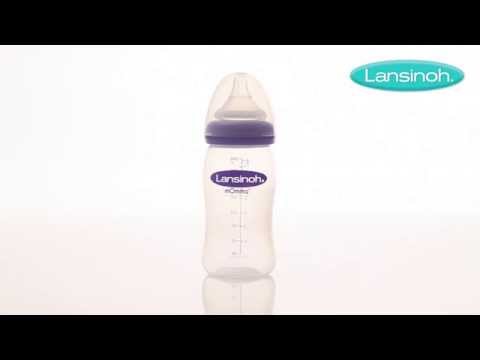 NEW Lansinoh® mOmma® Feeding Bottle with NaturalWave™ Teat