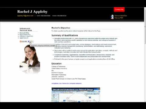 GigTide Resume Builder The Social Bookmark Element YouTube Preview Image