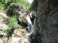 GIEG Barranco de Liri, 11� rappel realizado por Javi.