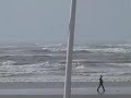 Windsurfen, surfen, kiten, storm wijk aan zee 13 augustus 2008