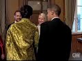 President Obama and 2 the first lady meet Norway's royal fa