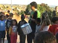 Bateria Alcalina dando oficina de percussão pra molecada do Parque Oziel, periferia de Campinas SP. Participação da Bateria Pública.