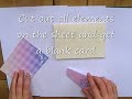 Cardmaking envelope shaped card tutorial
