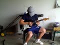 speedy complex guitar tapping solo