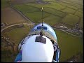 Testing an overhead camera mount during a circuit at Henstridge Airfield, Somerset.  Aircraft is a single seat Montgomerie Merlin autogyro...  Think camera needs to be angled a little further up/forward... will do better next time!