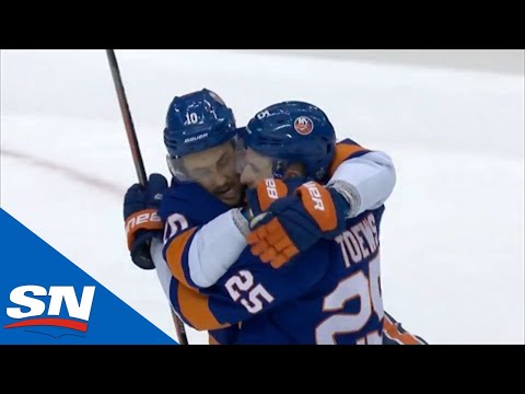 Derick Brassard Breaks Stick And Scores While Deflecting Pass From Devon Toews