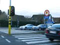 Jaguar XKR accelerating in Westkappele
