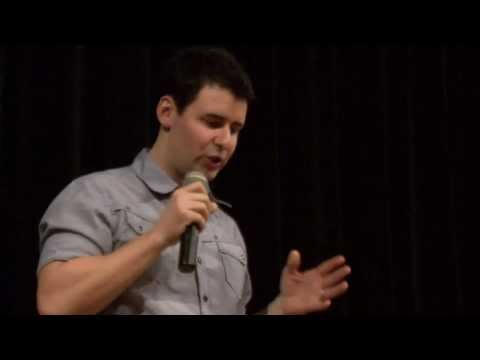 Pete Lee hosting University of South Carolina's Student Comedy Competition