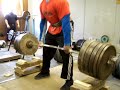 FELIX 460kg deadlift x3 reps no straps