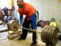 FELIX 460kg deadlift x3 reps no straps 