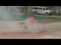 Lighting my 16000 fire cracker roll on the 4th this year
