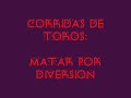 CORRIDAS DE TOROS