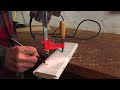 Using a scroll saw to make narrow cuts requires matching the saw blade to the angle of the curve, with tighter curves requiring smaller blades. Operate a scroll saw safely and use earphones when necessary with instructions from an experienced builder in this free video on carpentry tools.