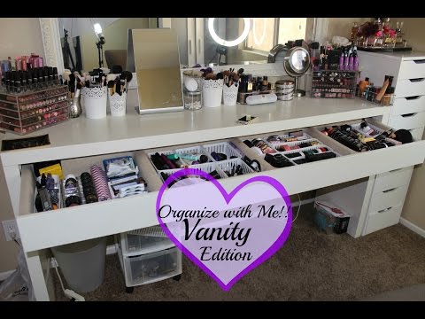 how to organize vanity