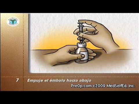 inyectar - Este programa demostrará como inyectar insulina. El objetivo es injectar la insulina en el tejido subcutaneo entre la capa superior de la piel o epidermis y ...