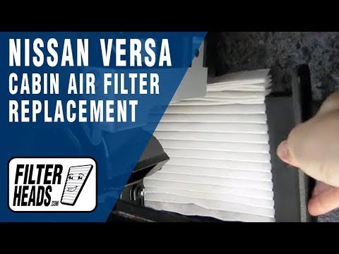 Cabin air filter replacement- Nissan Versa