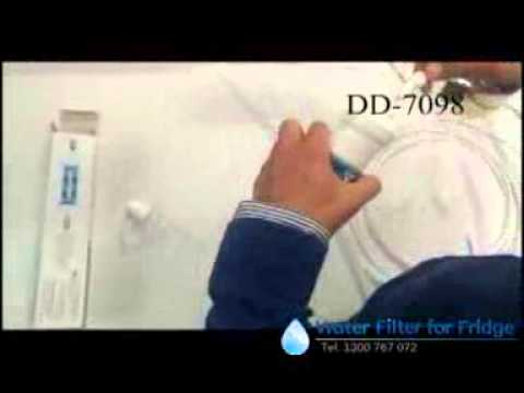 how to fit water filter dd-7098