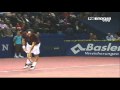 Basel 2009: Roger Federer vs Oliver Rochus. Last Game Of The Match