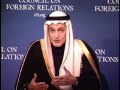 A Conversation with Prince Turki al-Faisal (video)