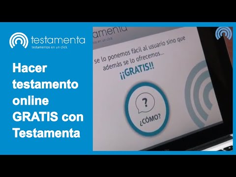 Hacer testamento por Internet gratis con Testamenta