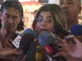 Aminatou Haidar habla con Moratinos.Lo explica Inés Mirando, su abogada.