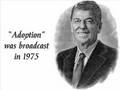 Ronald Reagan in his Own Voice: Adoption