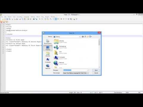 how to define class in css