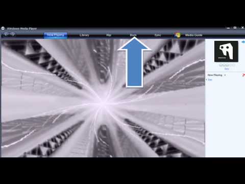 how to burn a cd-r on windows media player
