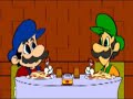 Mario bros in kitchen madness!