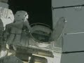 Space Shuttle crew carry out spacewalk Space Shuttle crew carry out spacewalk