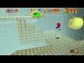 Super Mario 64 HD 720p - Stars - Course 14 - Tick tock clock - Collect 100 coins