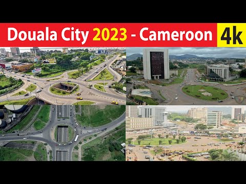 Douala City , Cameroon 4K By Drone 2023