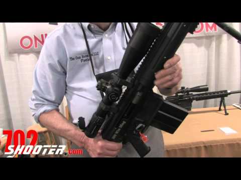 .338 lapua rifles - Peter Noreen from The Gun Room Co. LLC shows us their new .338 Lapua & .300 Win Mag AR Rifles at the 2011 SHOT Show. More info at: http://www.702shooter.com/...