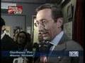 Gianfranco Fini - Intervista al tg1 - Al voto in aprile
